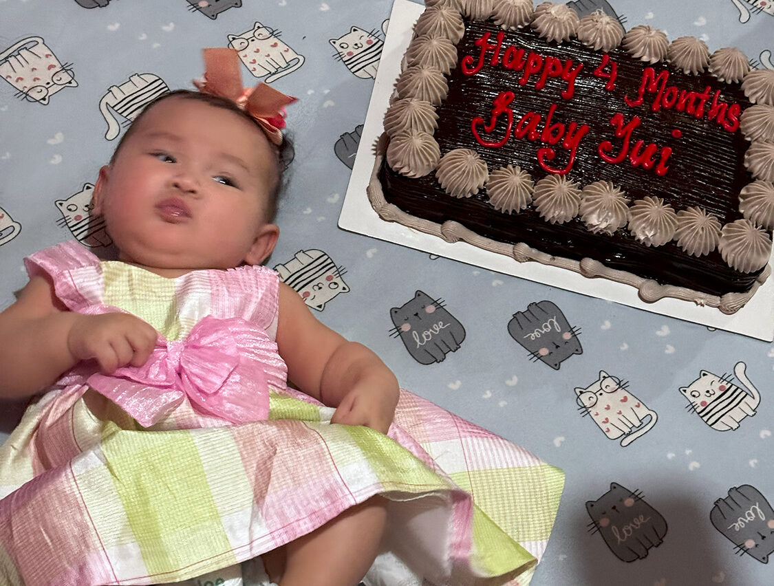 Happy 4 Months, Baby Yui! 🎉👶