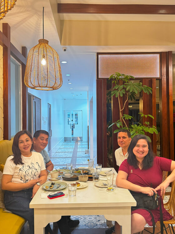 With Manang Suevy and Manong Lorenzo