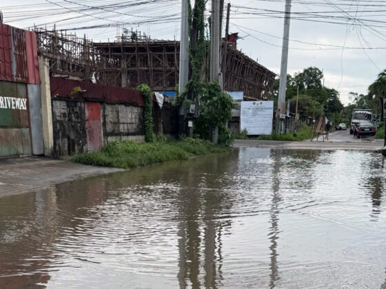 Hinigaran Roadworks + “Closed” Drains = Surprise Splash Park